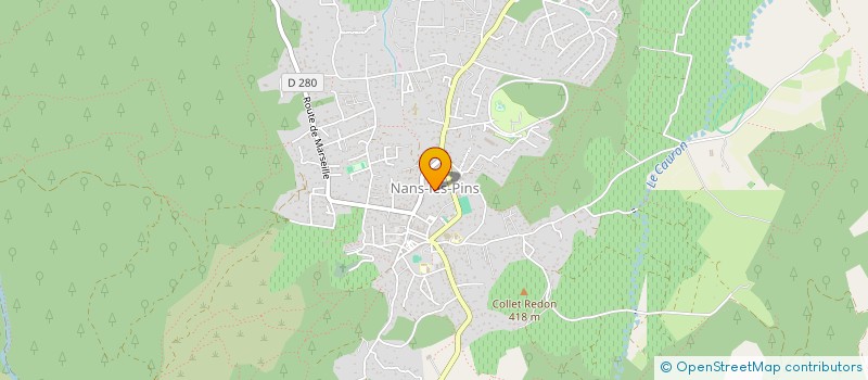 localisation de l'entreprise SCI STL  NANS-LES-PINS