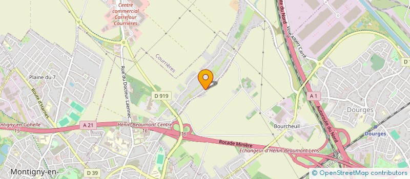 localisation de l'entreprise SCI STL à HENIN-BEAUMONT