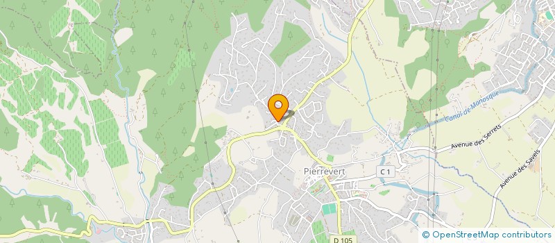 localisation de l'entreprise SCI STLE  PIERREVERT