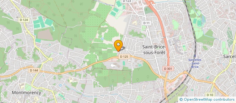 localisation de l'entreprise SCI STLM IMMO à SAINT-BRICE-SOUS-FORET