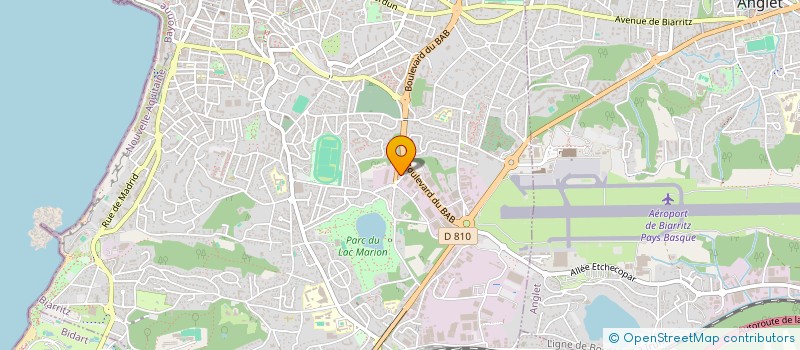 localisation de l'entreprise SCI STM à BIARRITZ