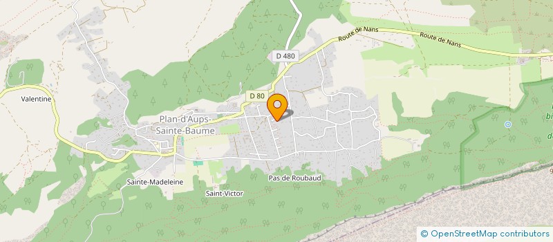 localisation de l'entreprise SCI STM INVEST  PLAN-D'AUPS-SAINTE-BAUME