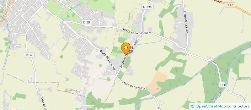 localisation de l'entreprise SCI STO 31  SAINT-LYS