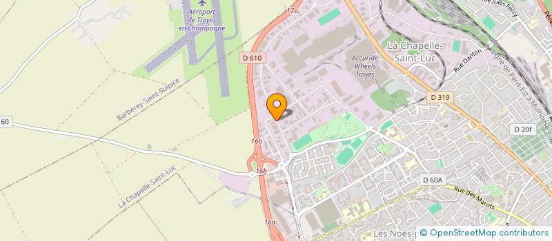 localisation de l'entreprise SCI STOC  LA CHAPELLE-SAINT-LUC