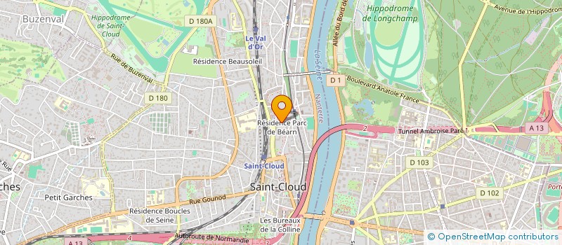 localisation de l'entreprise SCI STODELA à SAINT-CLOUD