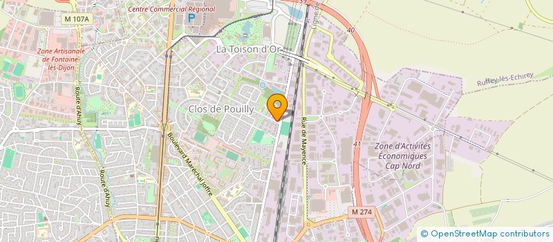 localisation de l'entreprise SCI STOERCKEL à DIJON