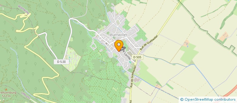 localisation de l'entreprise SCI STOLLER  WATTWILLER