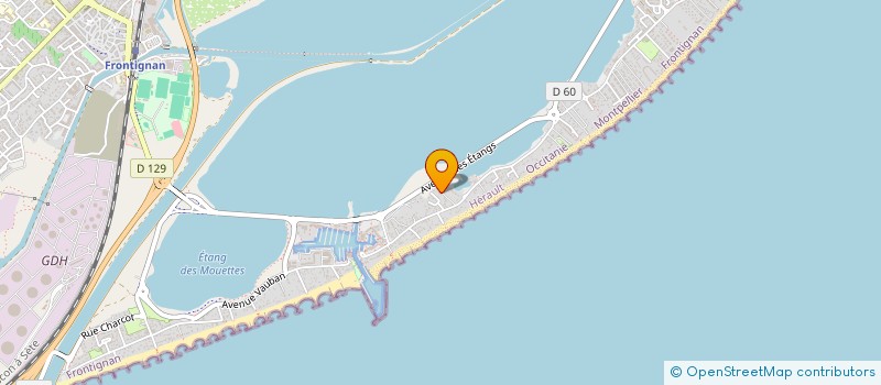 localisation de l'entreprise SCI STOLON à FRONTIGNAN