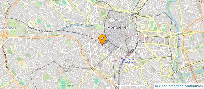 localisation de l'entreprise SCI STOMATO GAMBETTA à MONTPELLIER