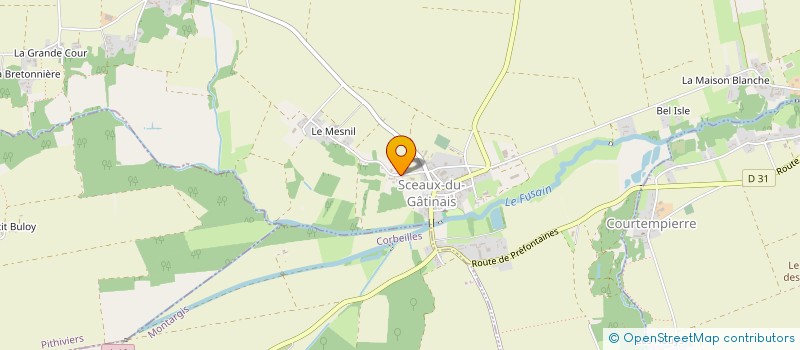 localisation de l'entreprise SCI STOMBATO à SCEAUX-DU-GATINAIS