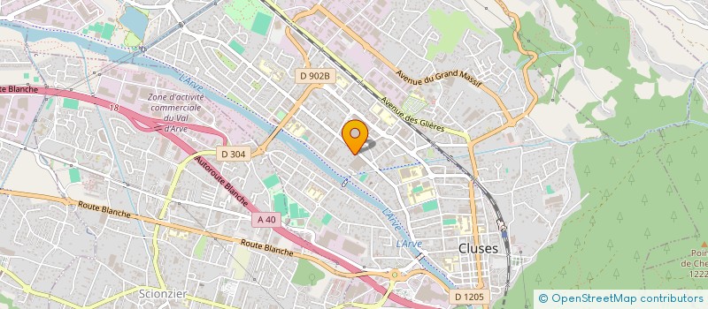 localisation de l'entreprise SCI STONE  CLUSES