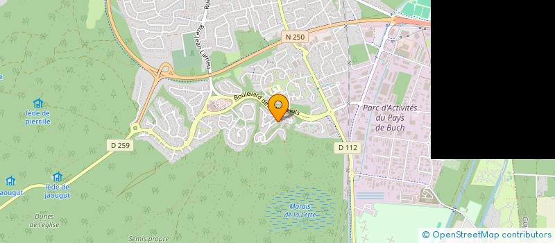 localisation de l'entreprise SCI STONE à LA TESTE-DE-BUCH