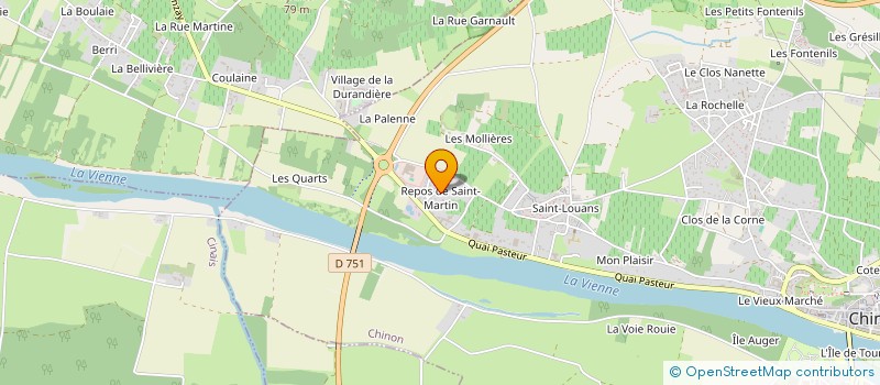 localisation de l'entreprise SCI STONE  CHINON