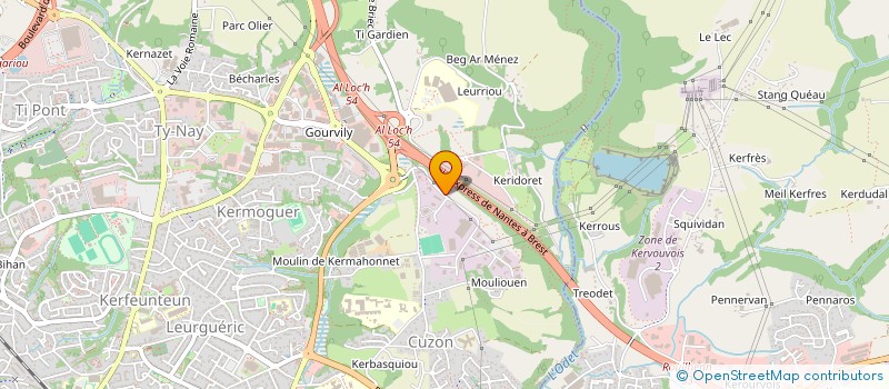 localisation de l'entreprise SCI STONE HOME  QUIMPER