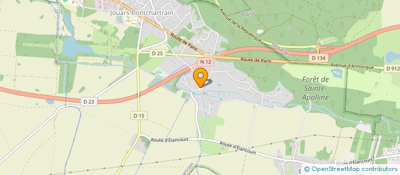 localisation de l'entreprise SCI STONE PINE  JOUARS-PONTCHARTRAIN