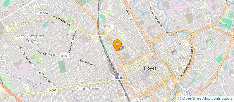 localisation de l'entreprise SCI STORA à TROYES