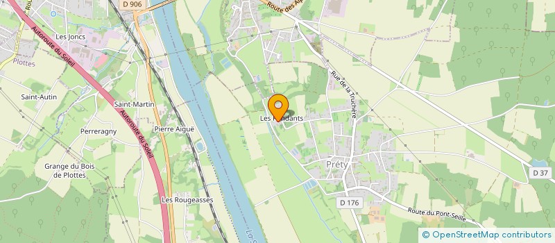 localisation de l'entreprise SCI STORAGIA  PRETY