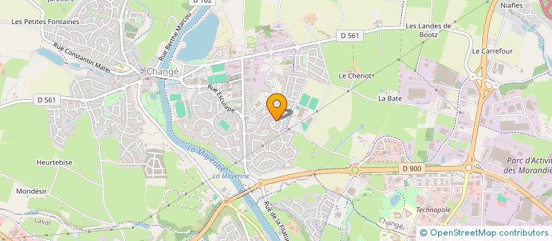 localisation de l'entreprise SCI STORBA  CHANGE