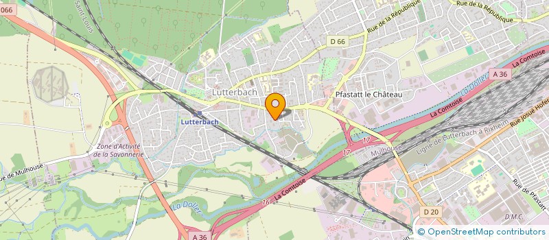 localisation de l'entreprise SCI STORCK  LUTTERBACH