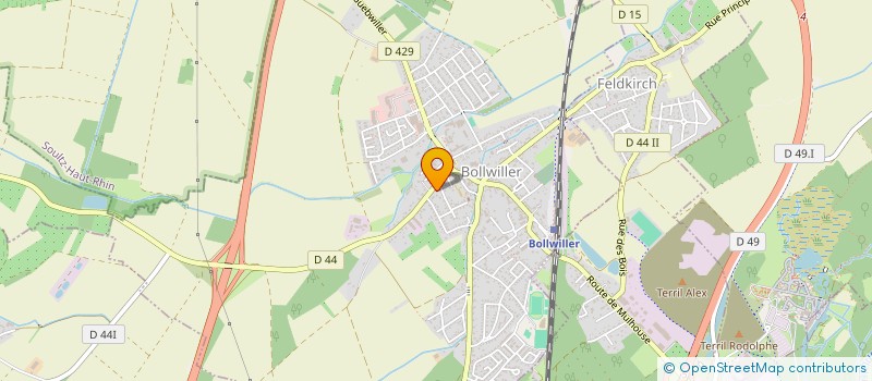 localisation de l'entreprise SCI STORGUL  BOLLWILLER