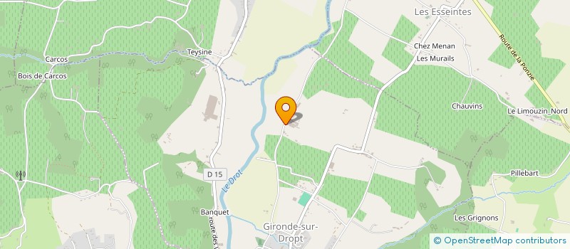 localisation de l'entreprise SCI STORME  GIRONDE-SUR-DROPT