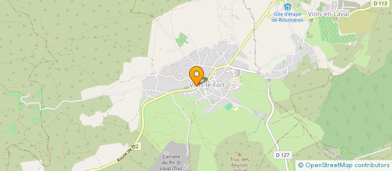 localisation de l'entreprise SCI STORME  VIOLS-LE-FORT