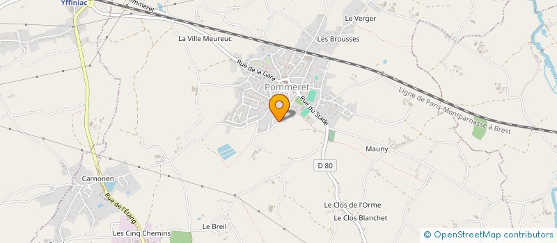 localisation de l'entreprise SCI STORY  POMMERET