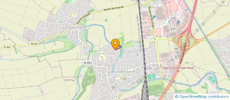 localisation de l'entreprise SCI STORY  MUNDOLSHEIM