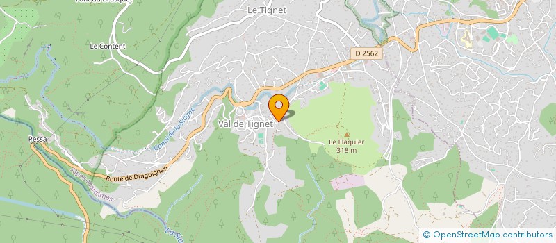 localisation de l'entreprise SCI STOURBE à LE TIGNET