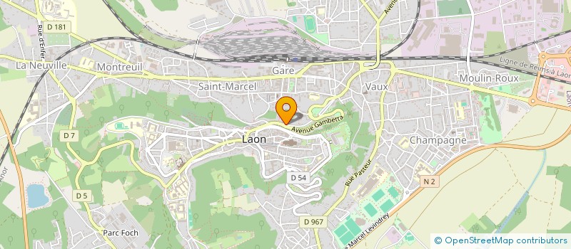 localisation de l'entreprise SCI STOURBEONI à LAON