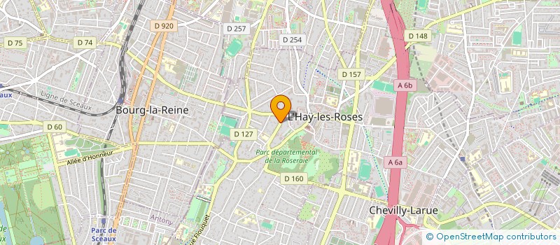 localisation de l'entreprise SCI STQL  L'HAY-LES-ROSES