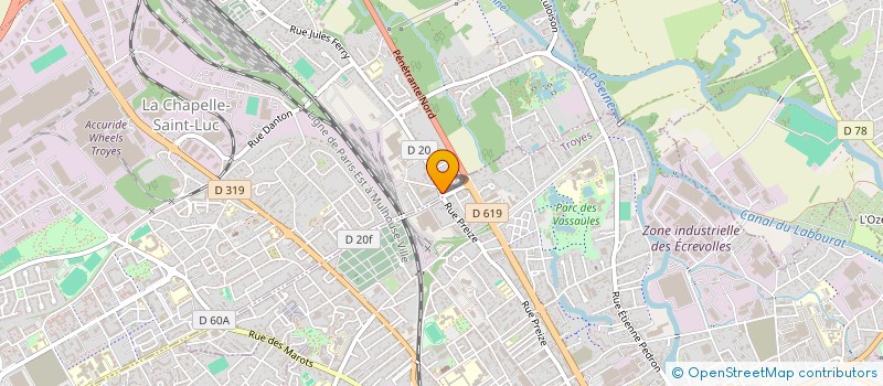 localisation de l'entreprise SCI STR TROYES IMMO  TROYES