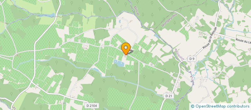 localisation de l'entreprise SCI STRABOURG LOCATION  LES SALLES-DE-CASTILLON