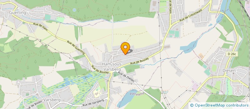 localisation de l'entreprise SCI STRADELIM  CREUTZWALD