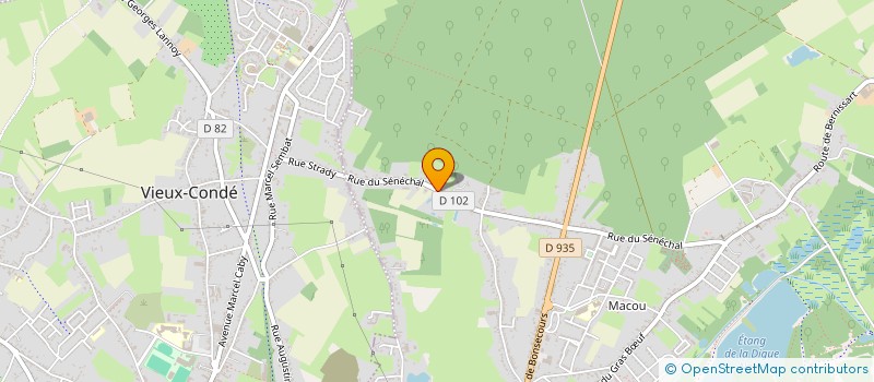 localisation de l'entreprise SCI STRADY  CONDE-SUR-L'ESCAUT