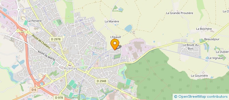 localisation de l'entreprise SCI STRALE  AIZENAY