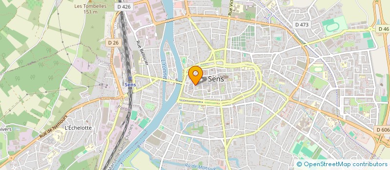 localisation de l'entreprise SCI STRALI à SENS