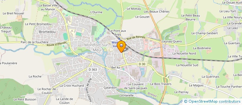 localisation de l'entreprise SCI STRANGE & SANGER  MONTFORT-SUR-MEU