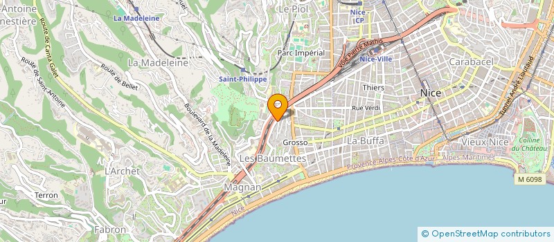 localisation de l'entreprise SCI STRANOA à NICE