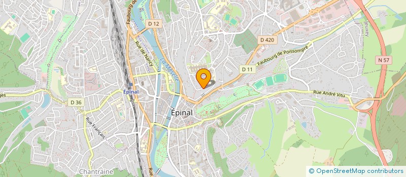 localisation de l'entreprise SCI STRAPCO à EPINAL