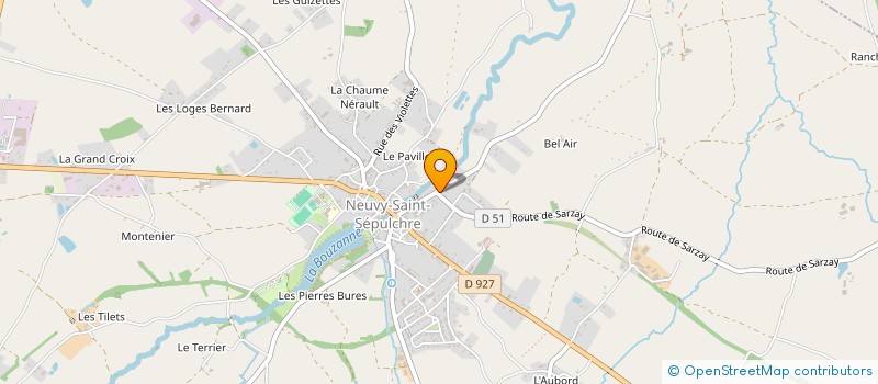 localisation de l'entreprise SCI STRASBOURG 123 à NEUVY-SAINT-SEPULCHRE