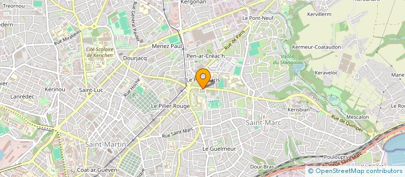 localisation de l'entreprise SCI STRASBOURG  BREST