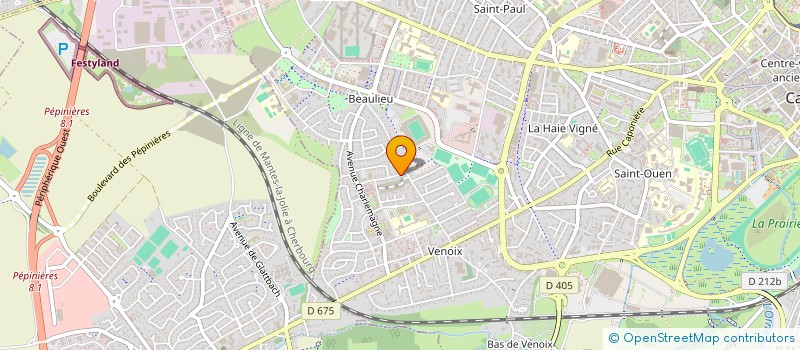 localisation de l'entreprise SCI STRASBOURG à CAEN
