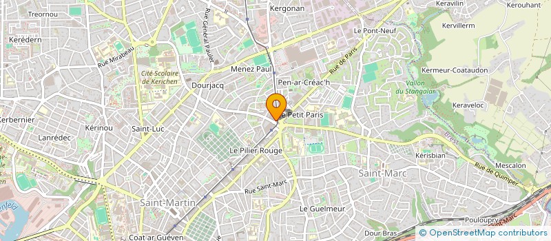 localisation de l'entreprise SCI STRASBOURG  BREST