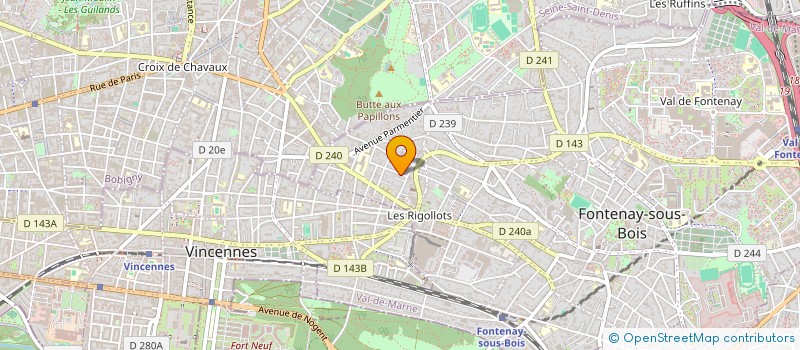 localisation de l'entreprise SCI STRASBOURG  FONTENAY-SOUS-BOIS