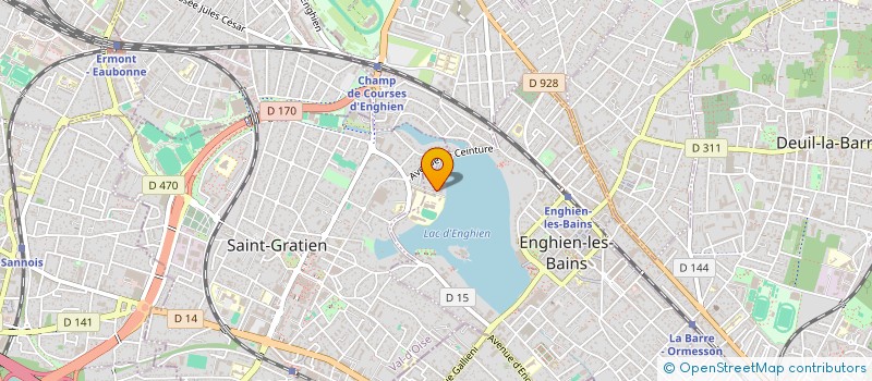 localisation de l'entreprise SCI STRASBOURG PIMODAN à ENGHIEN-LES-BAINS