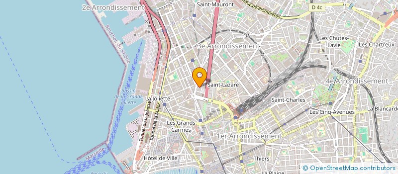 localisation de l'entreprise SCI STRASBOURG SAINT LAZARE à MARSEILLE 3