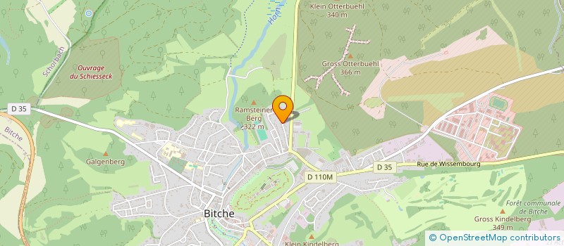 localisation de l'entreprise SCI STRASS  BITCHE