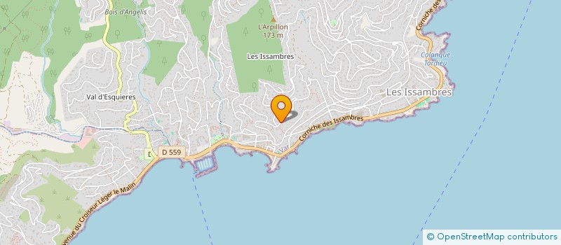localisation de l'entreprise SCI STRATEGE à ROQUEBRUNE-SUR-ARGENS