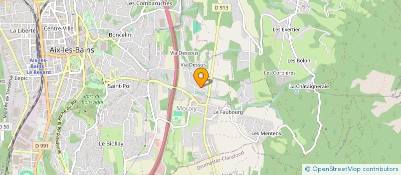 localisation de l'entreprise SCI STRATEGE IMMOBILIER II  MOUXY